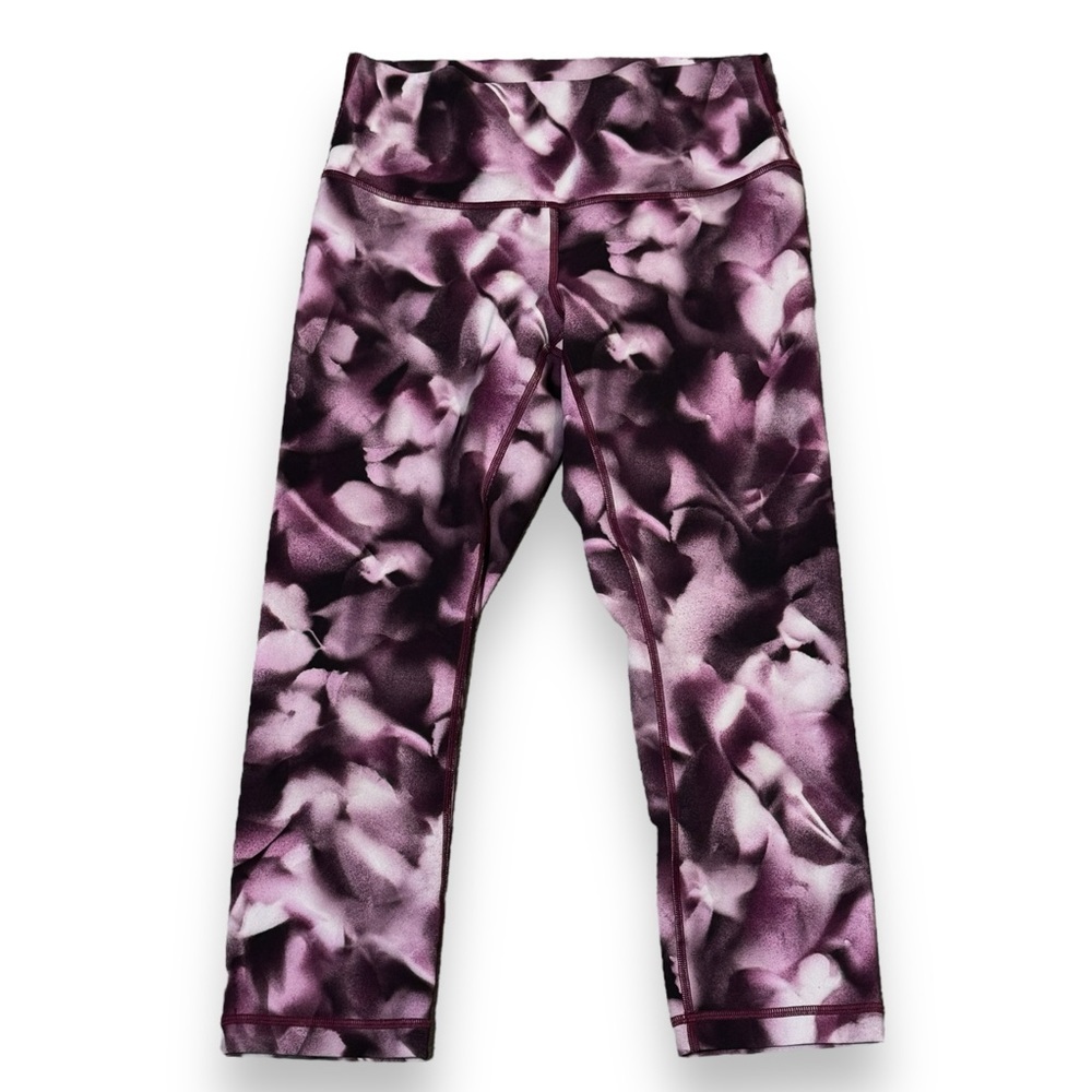 lululemon athletica Abstract Purple and Black Leggings